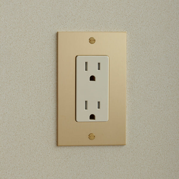 Outlets by Forbes & Lomax — Invisible / Nickel Silver / Gray / 1 Gang Duplex