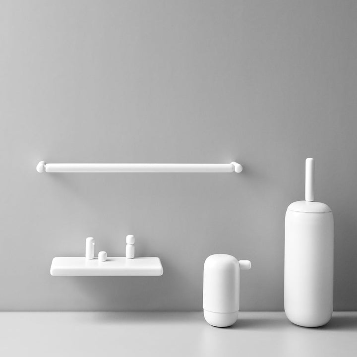 Sophisticated Pebble Bath Collection in White