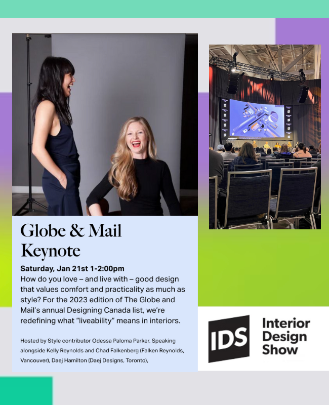 Photo of Jane Son and Megan Cassidy of Casson Hardware promoting IDS Interior Design Show Globe & Mail Keynote Speakers