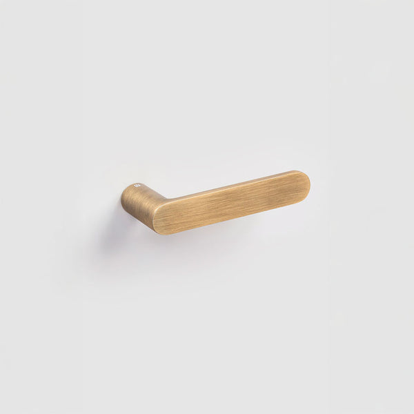 Pure Interior Door Lever Set — Yester Bronze / Passage
