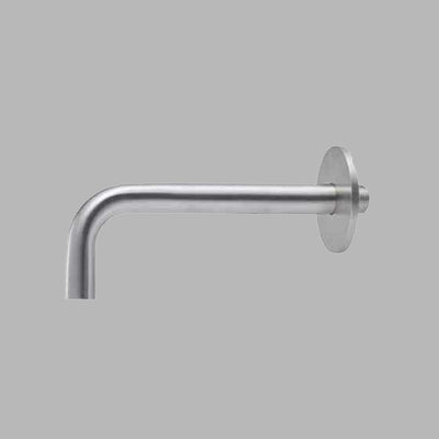 A dline spout for sink in stainless steel.