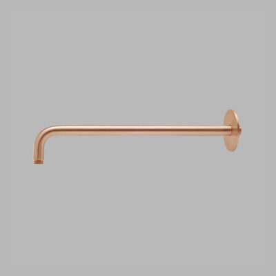 A dline arm for shower head in copper.