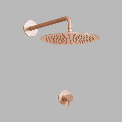 Qtoo shower set made from 316 marine grade stainless steel in PVD Copper