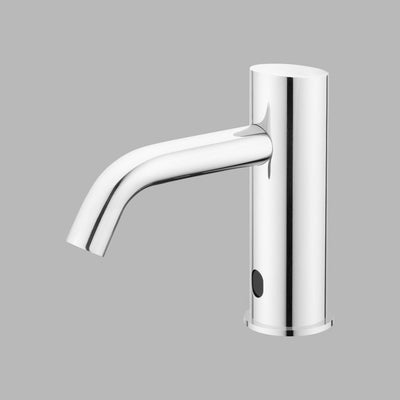 Qtoo Single Hole Sensor Tap in Polished Stainless Steel