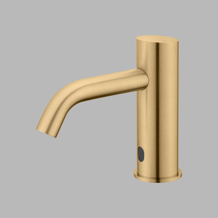 Qtoo Single Hole Sensor Tap in Satin Brass