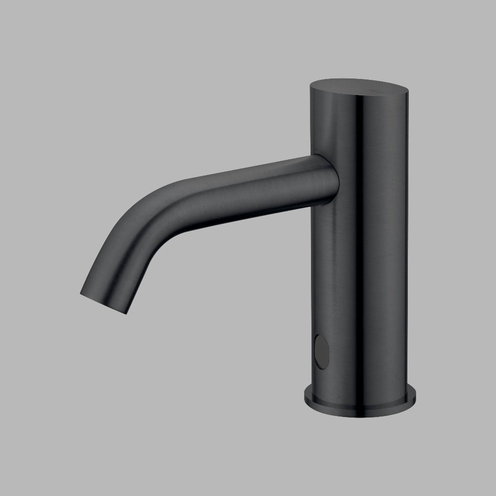 Qtoo Single Hole Sensor Tap in Satin Charcoal