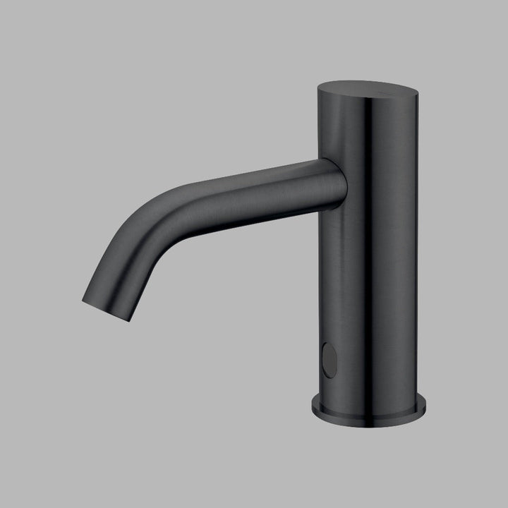 Qtoo Single Hole Sensor Tap in Satin Charcoal