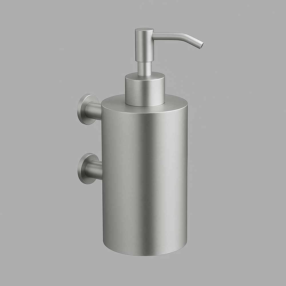 Qtoo Uno Wall Mounted Soap Dispenser — d line, view 2