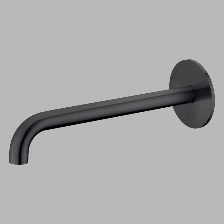 Qtoo Wall Mounted Sensor Tap 250mm Satin Charcoal