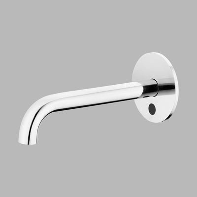 Qtoo Wall Mounted Sensor Tap 190mm Polished Stainless Steel
