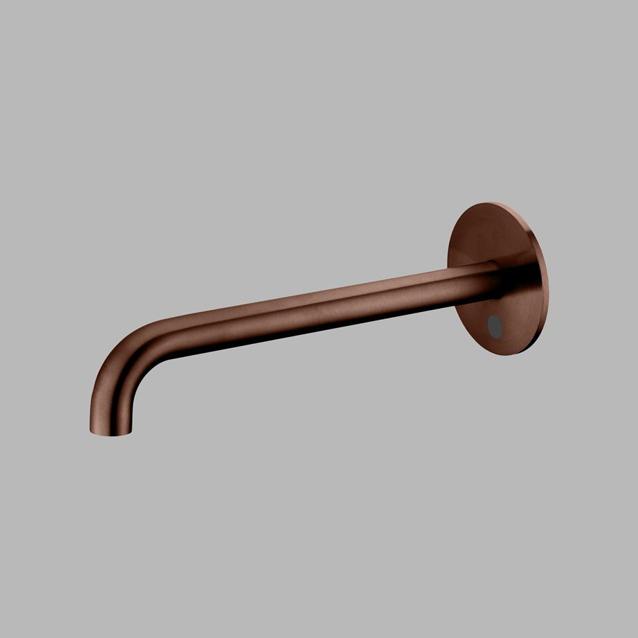 PVD copper d line Qtoo wall-mounted sensor tap spout.