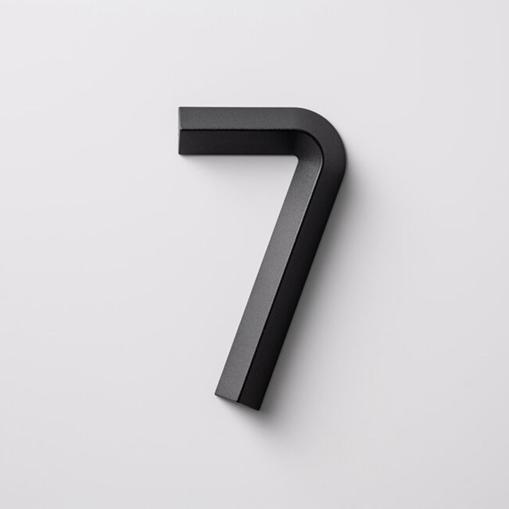 matte black indoor and outdoor numbers