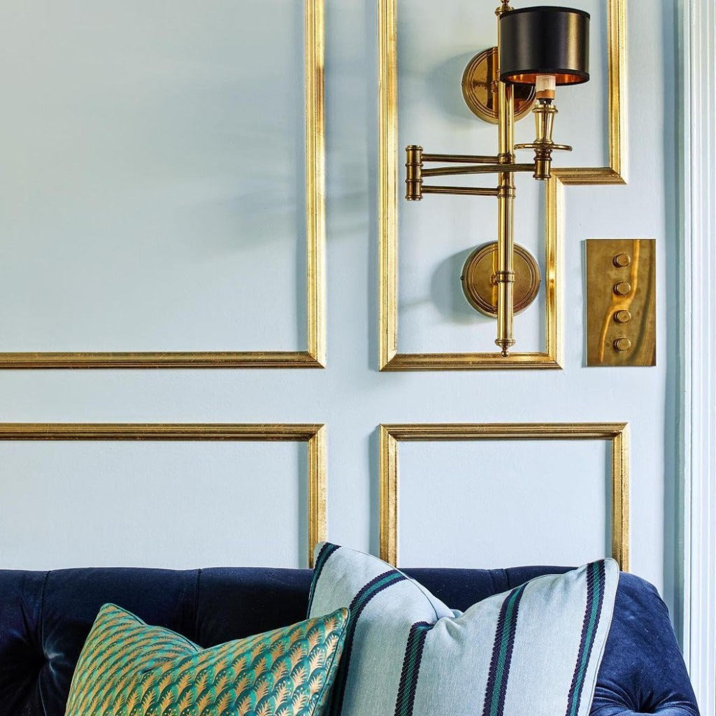 Forbes & Lomax Unlacquered Brass installed vertically