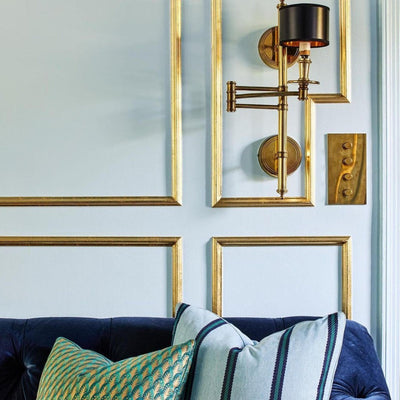 Forbes & Lomax Unlacquered Brass installed vertically