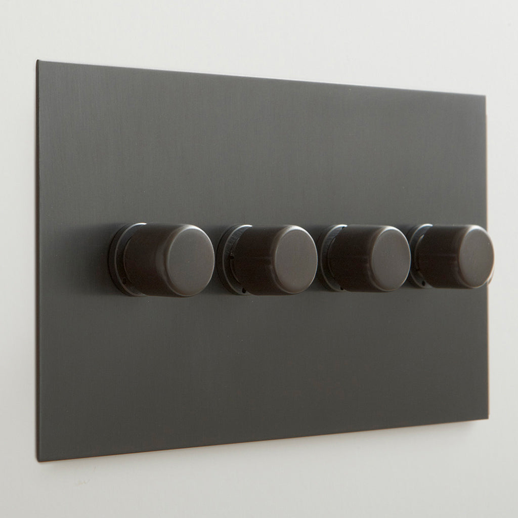 Forbes & Lomax rotary dimmer shown at an angle.