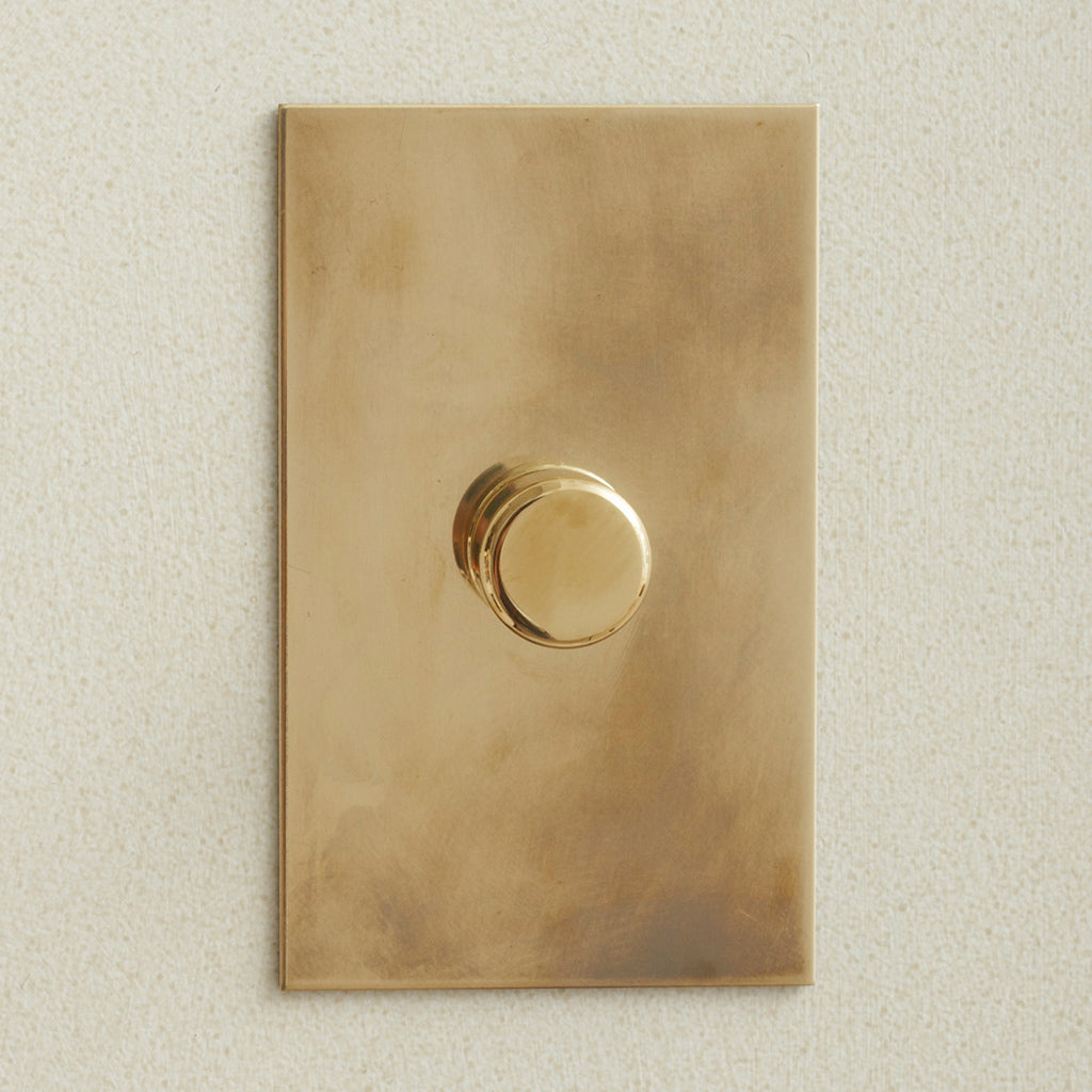 Forbes & Lomax rotary dimmer in nickel silver.
