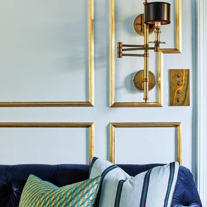 Forbes & Lomax Unlacquered Brass installed vertically