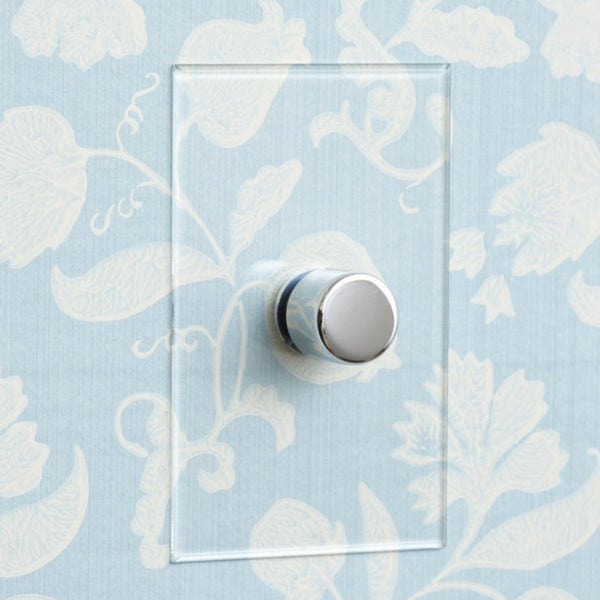 Rotary Dimmers by Forbes & Lomax — Invisible / Nickel Silver / 2 Gang / LED