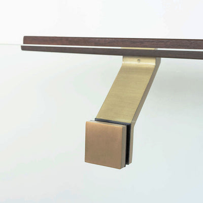 glass and wall mounted brackets by componance