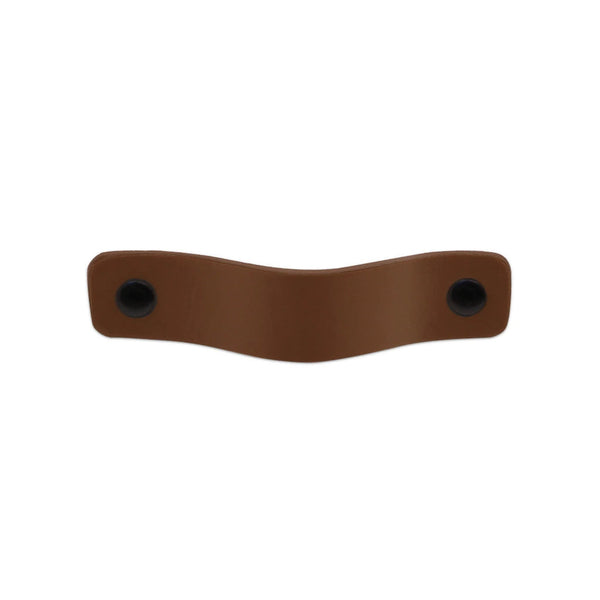 SP02 Smooth Leather Strap Pull — Whiskey Brown / Brass