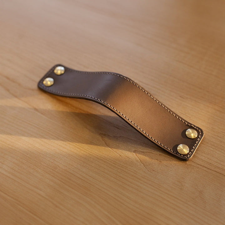 ST-SP01 Stitched Leather Strap Pull