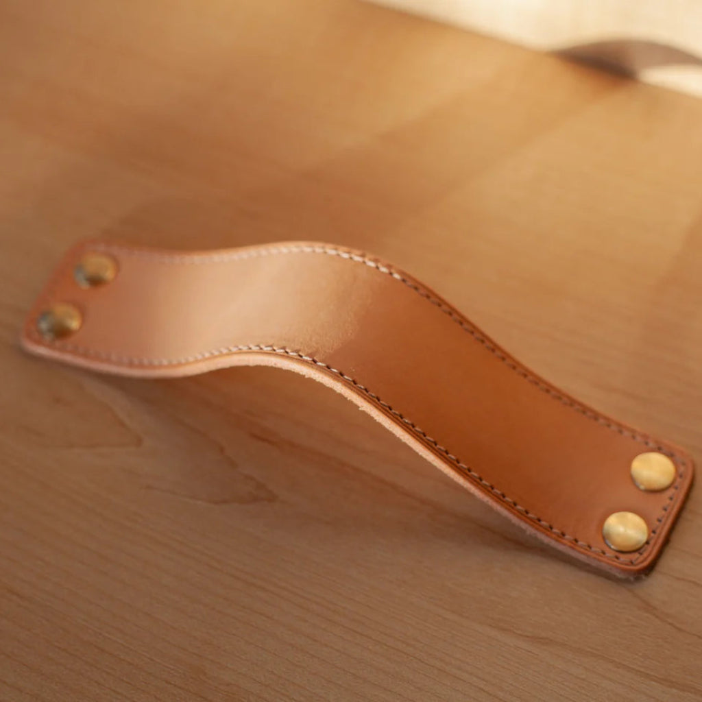 ST-SP01 Stitched Leather Strap Pull