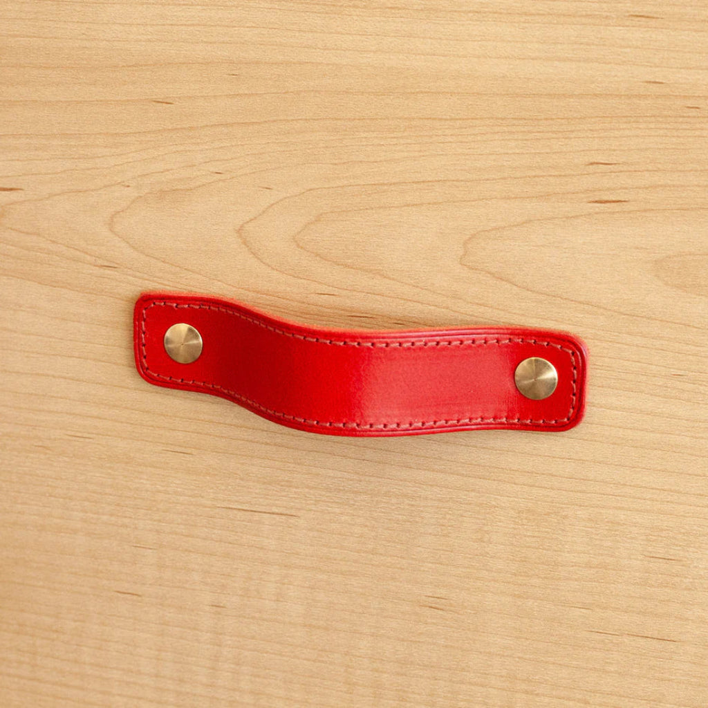 ST-SP02 Stitched Leather Strap Pull