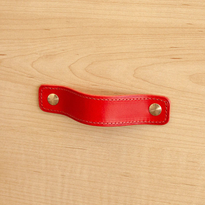 ST-SP02 Stitched Leather Strap Pull