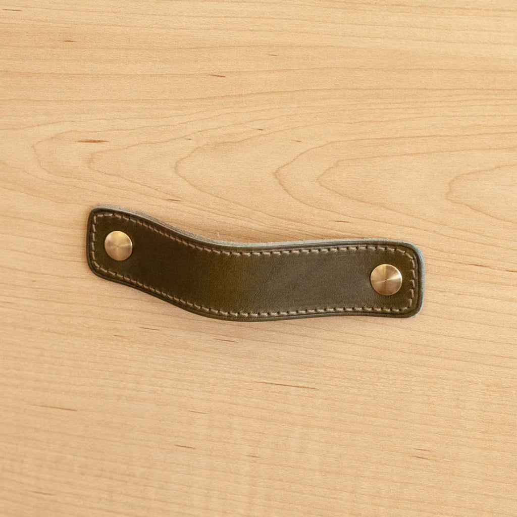 ST-SP02 Stitched Leather Strap Pull
