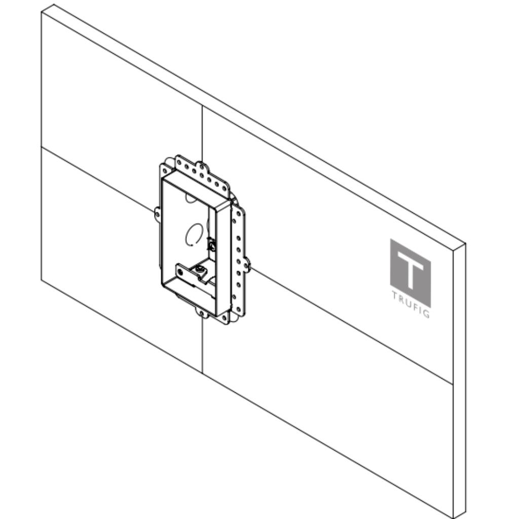 TRUFIG solid material mounting platform drawing
