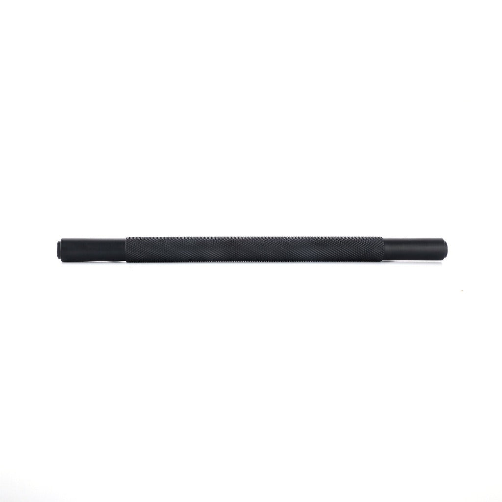 Specter Knurled Cabinet Pull in brass, silver and black