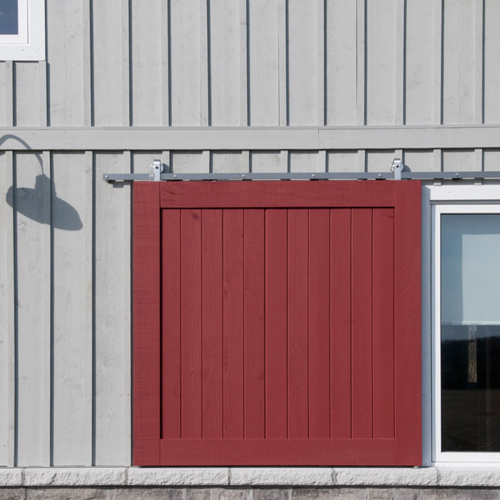 Modern Stainless Steel Barn Door Hardware made in Canada
