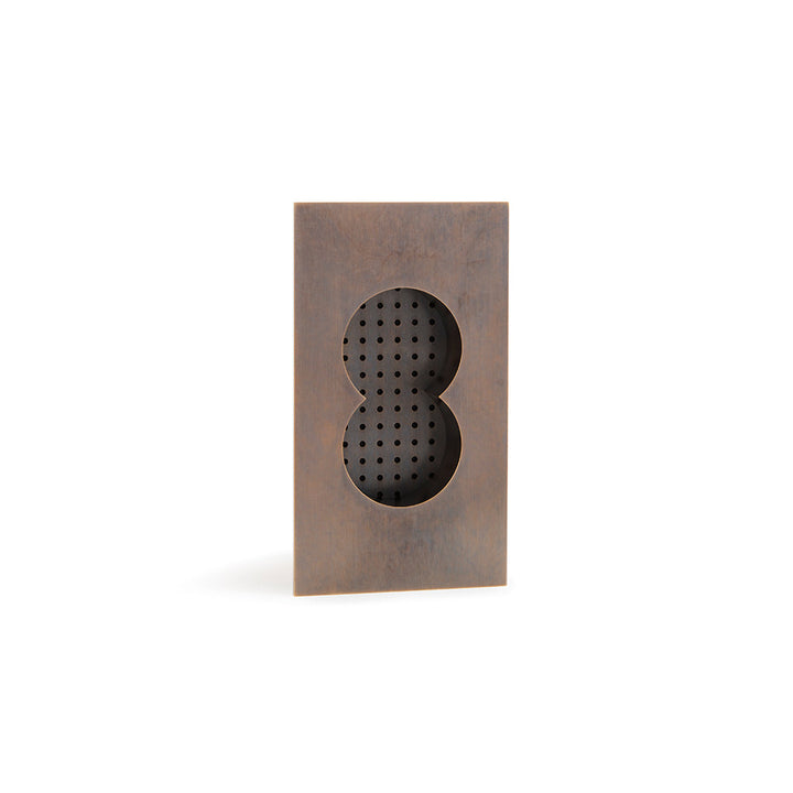 Elegant Stardust Collection Flush Pull in Bronze