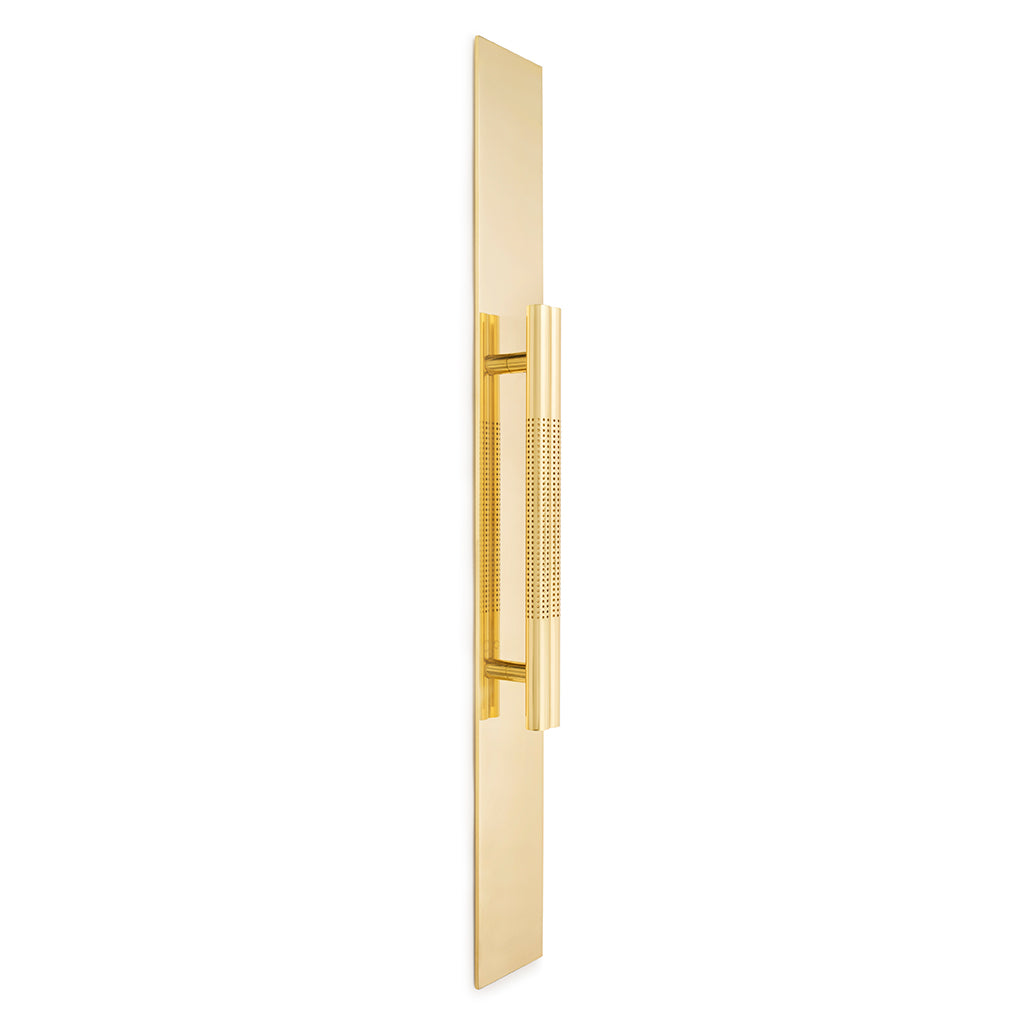 Sophisticated Stardust Collection Long Pull Handle in Brass