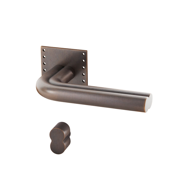 Elegant Stardust Collection Lever Handle in Bronze