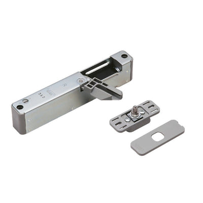 An image of a Sugatsune Concealed Door Damper handle and latch.