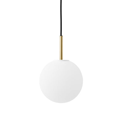 An Audo TR Pendant Light hanging from a black cord.