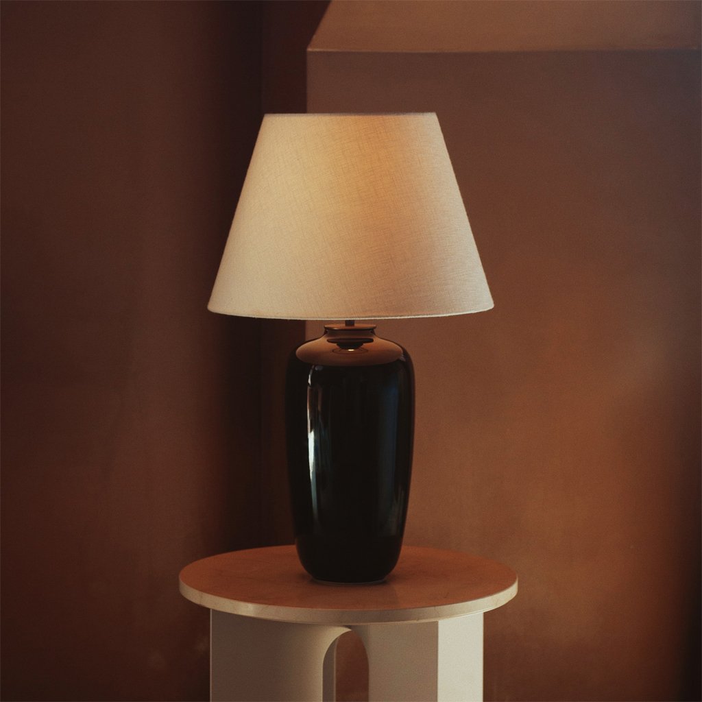 menu torso lamp in black