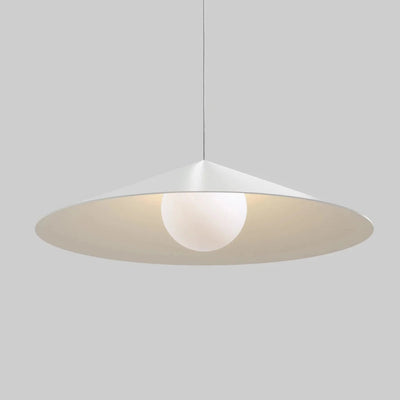An Anony Wisp 120 Pendant Light hanging from a ceiling fixture.