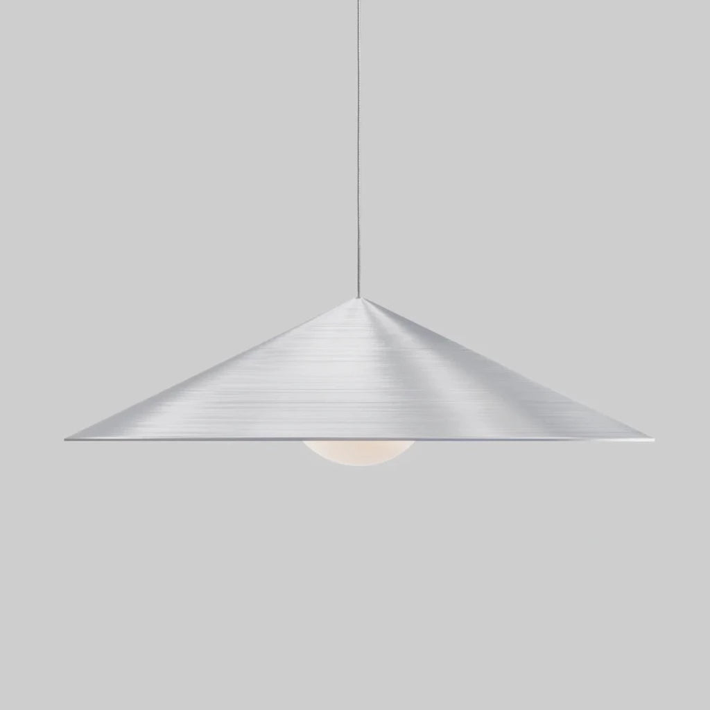 An Anony Wisp 120 Pendant Light hanging from a ceiling fixture.