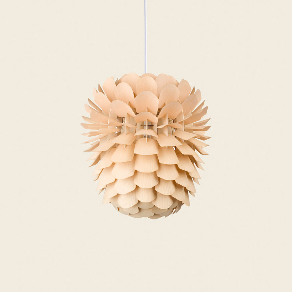 Wooden ceiling pendant