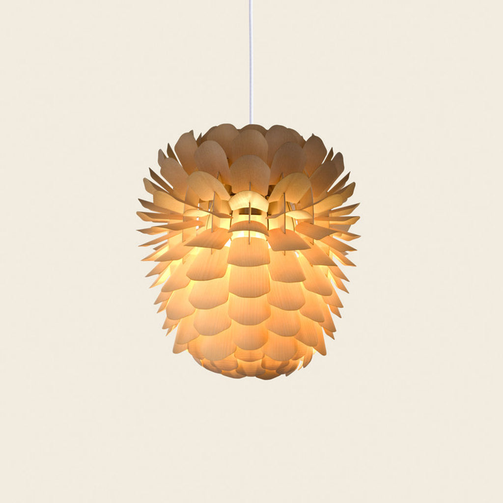 Wooden ceiling pendant