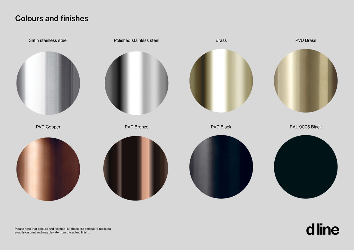 d line 2025 Finish Swatches