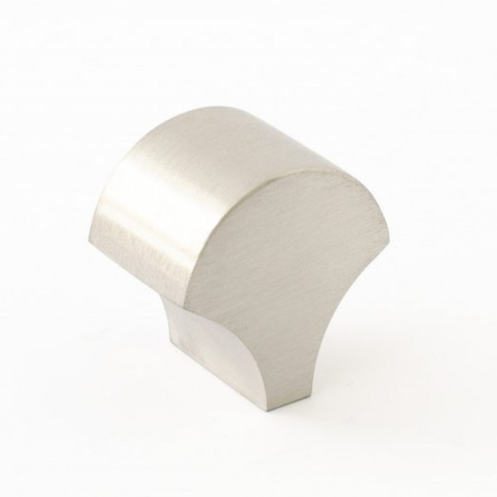 Brushed stainless steel knob
