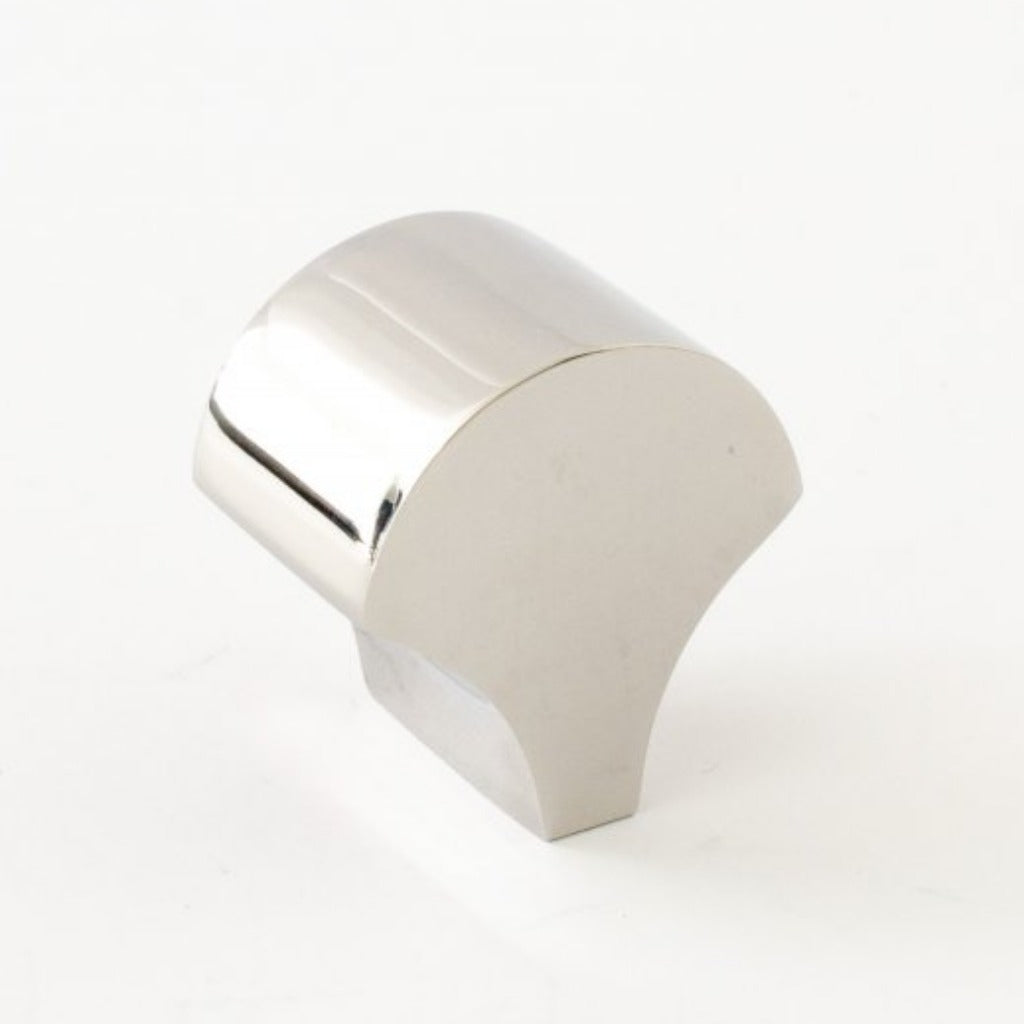 Polished stainless steel knob