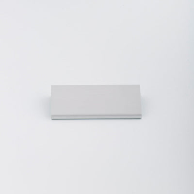 Simple Aluminum Tab pull with circular round edge profile. Made in Toronto.